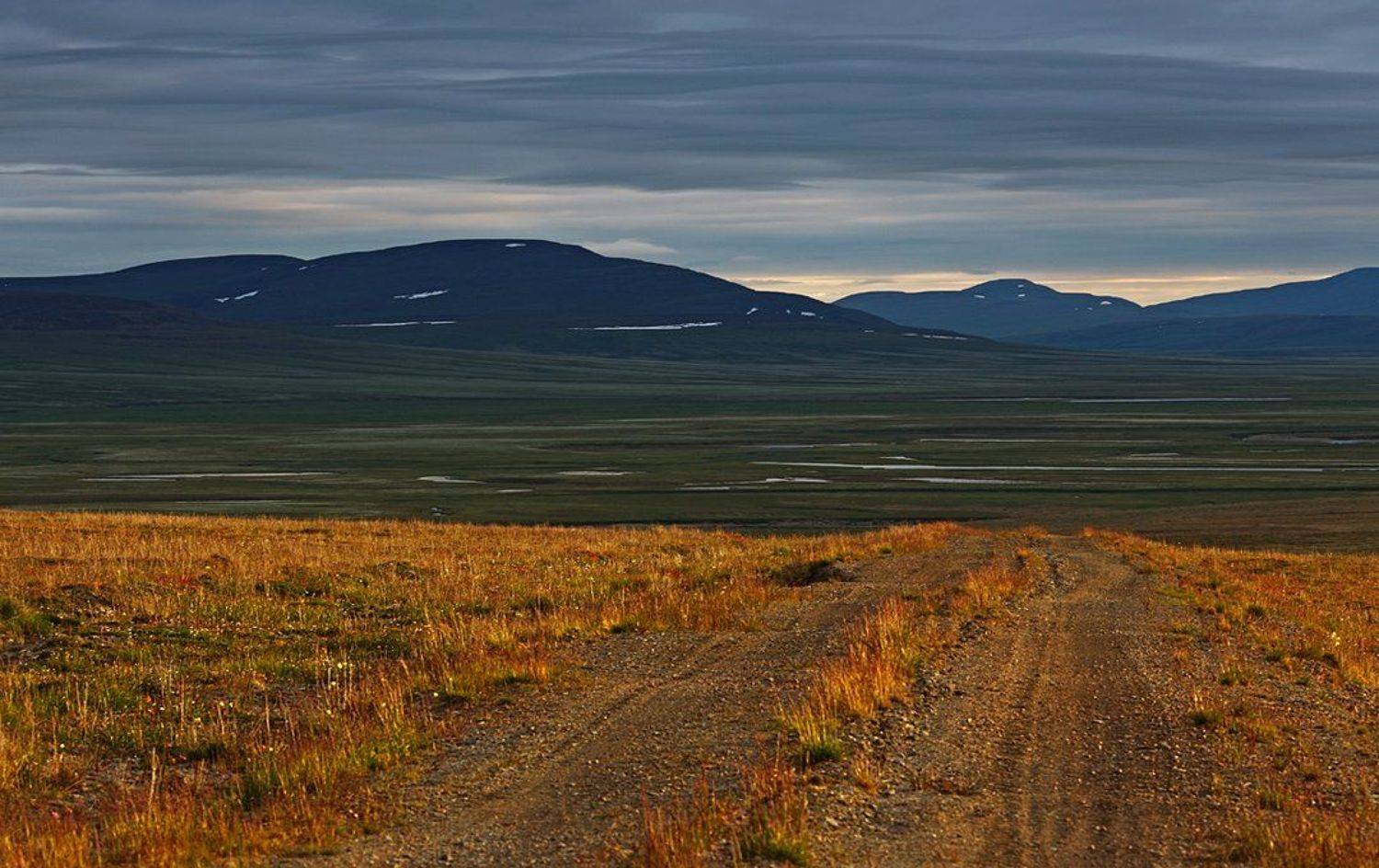 россия чукотка, лето, сопки, небо, облака, тундра, свет, пейзаж, природа, север,, Сергей Шульга