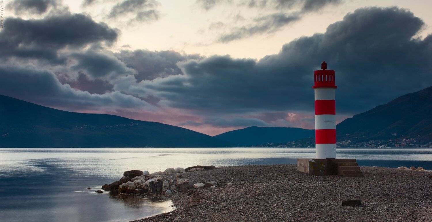 porto, montenegro, море, закат, черногория, адриатика, залив, Alexander Martynov