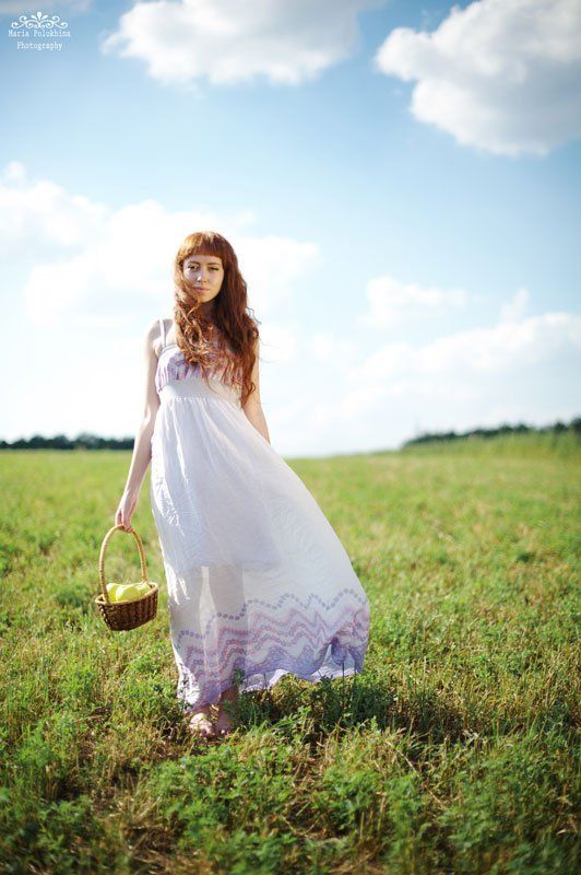 модель, портрет, девушка, цвет, лето Настя фото превью