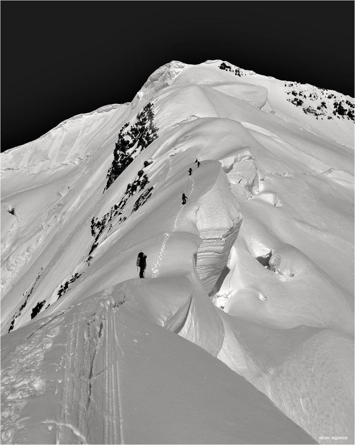 горы, памир, туризм, альпинизм, пик, революции 6974, Иван Жданов
