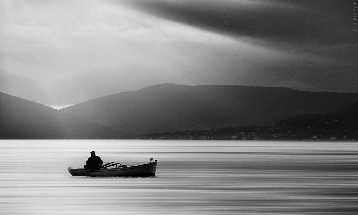 porto, montenegro, море, закат, черногория, адриатика, залив, лодка, Alexander Martynov