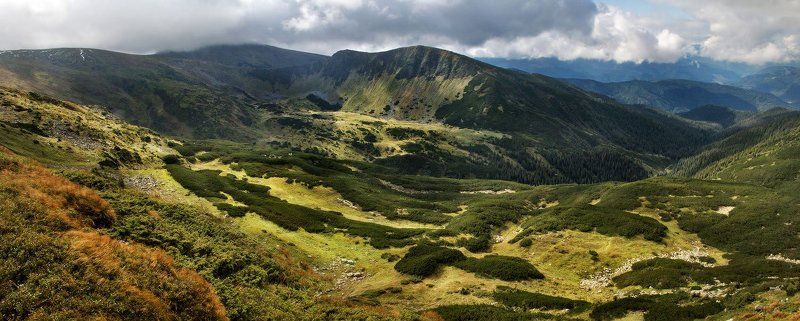 природа, пейзаж, нанорама, карпаты, горы * * * фото превью
