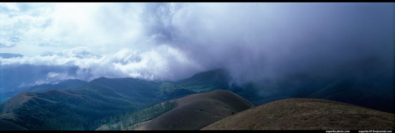 мунар, индия, горы, облака, небо Мунар, Индия фото превью