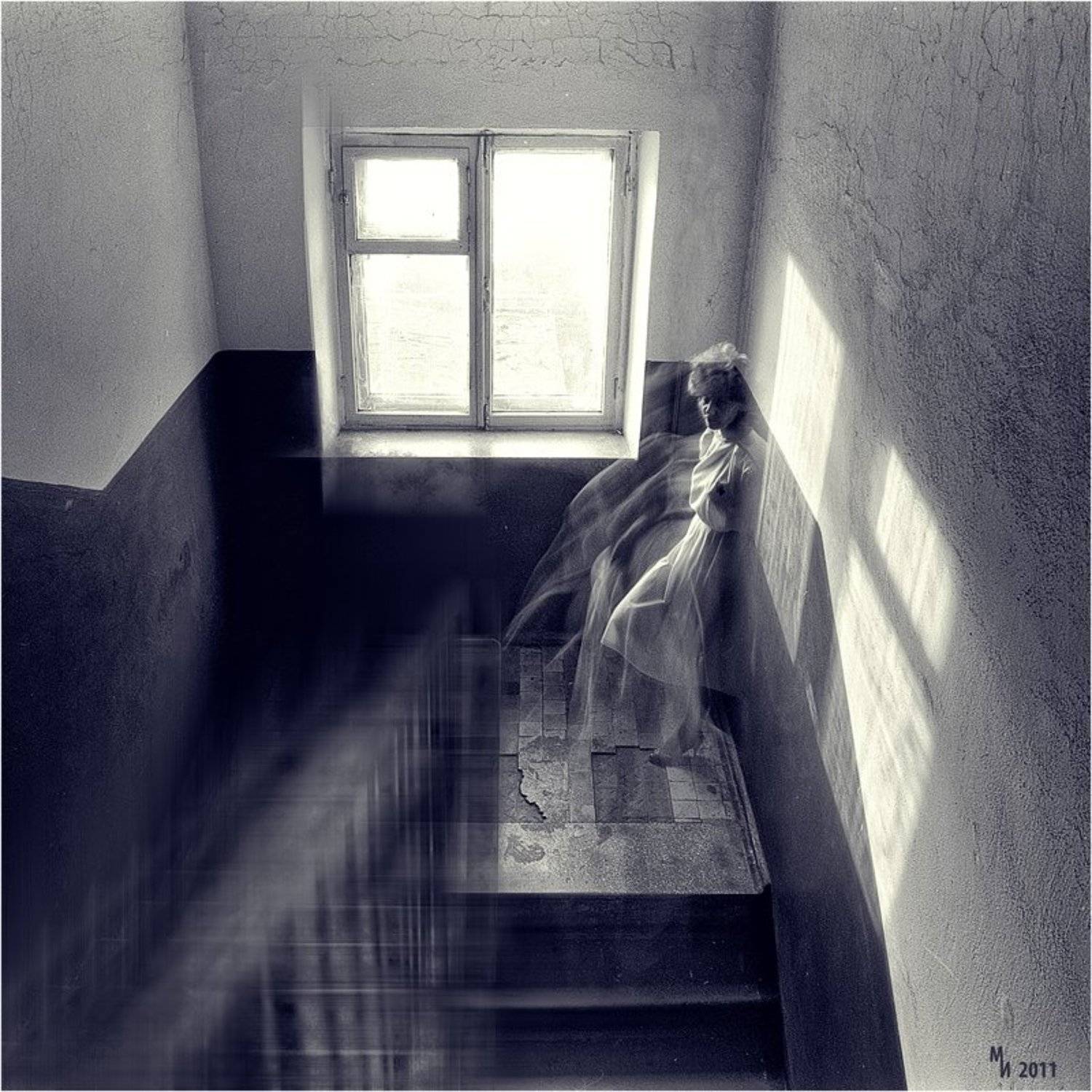 негатив, 6х6, ч/б, Игорь