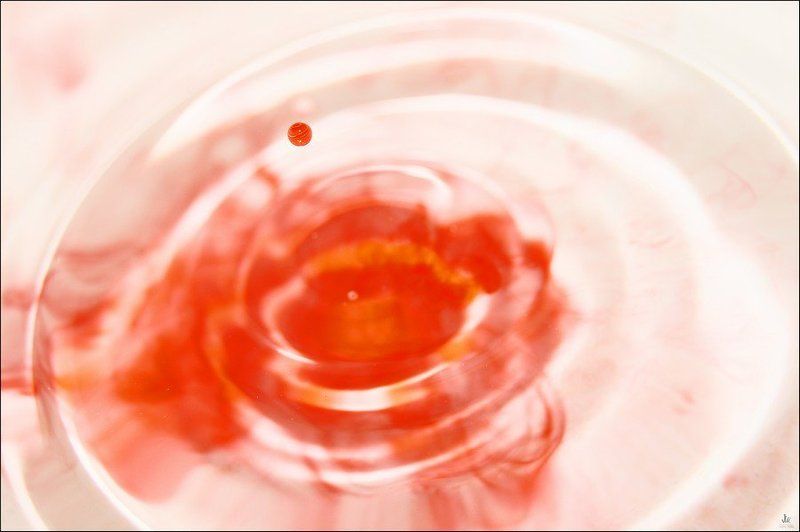 вода, капли, кровь, макро Blooddrops фото превью