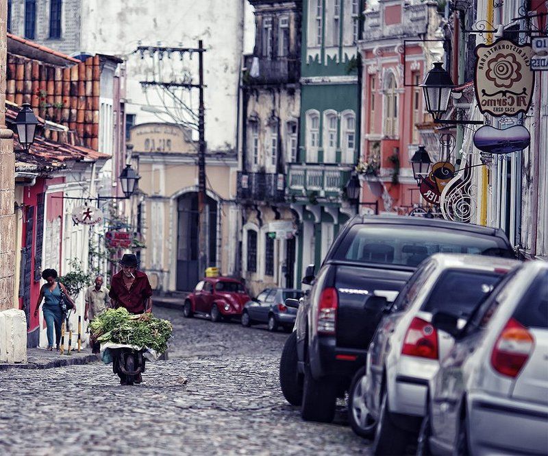 бразилия, сальвадор, старик, зеленщик Сальвадорский старик. фото превью
