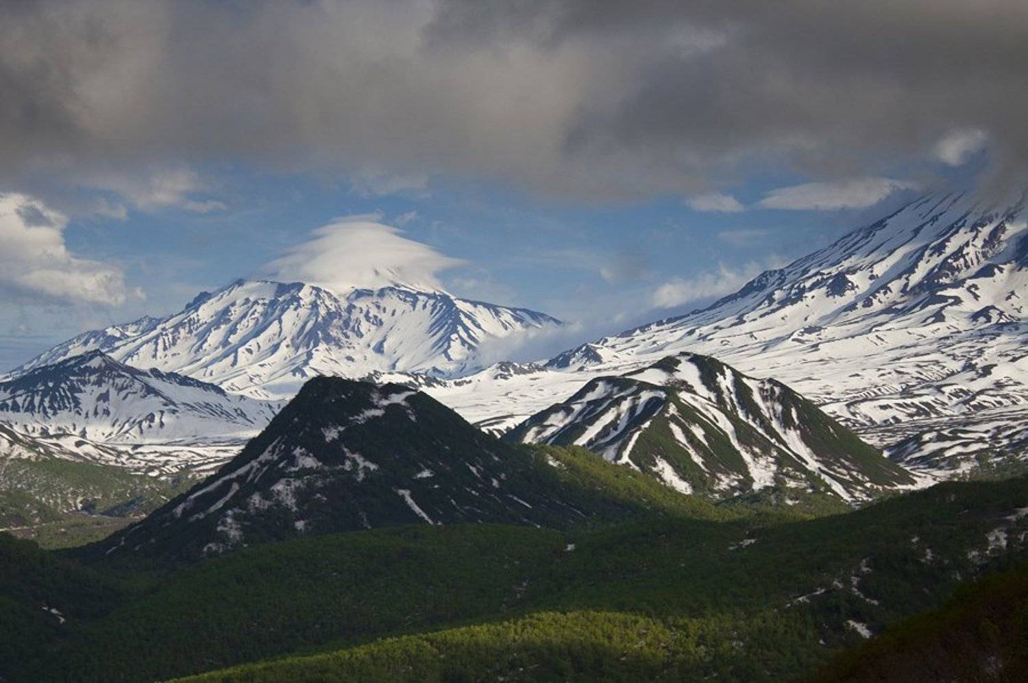 камчатка, вулкан, парк, налычево, рассвет, осень,  лето, зима, Денис Будьков