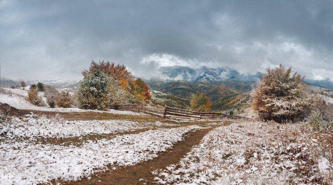 карпаты, осень, октябрь, снег, Вейзе Максим