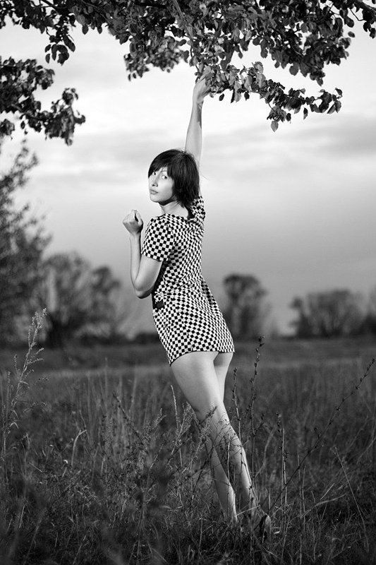 девушка, в, клетчатом *** фото превью