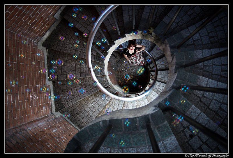 bubbles, portrait, strobist, japan Bubbles фото превью