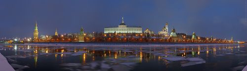 Москва. Кремль. Новый год