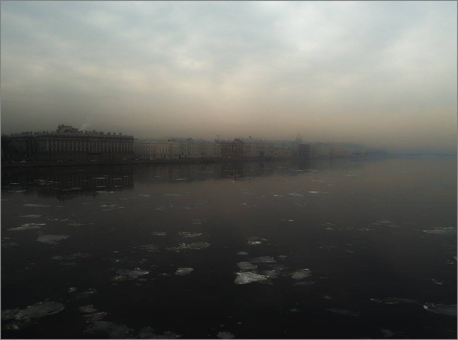 нева, утро, Михаил Чурбанов