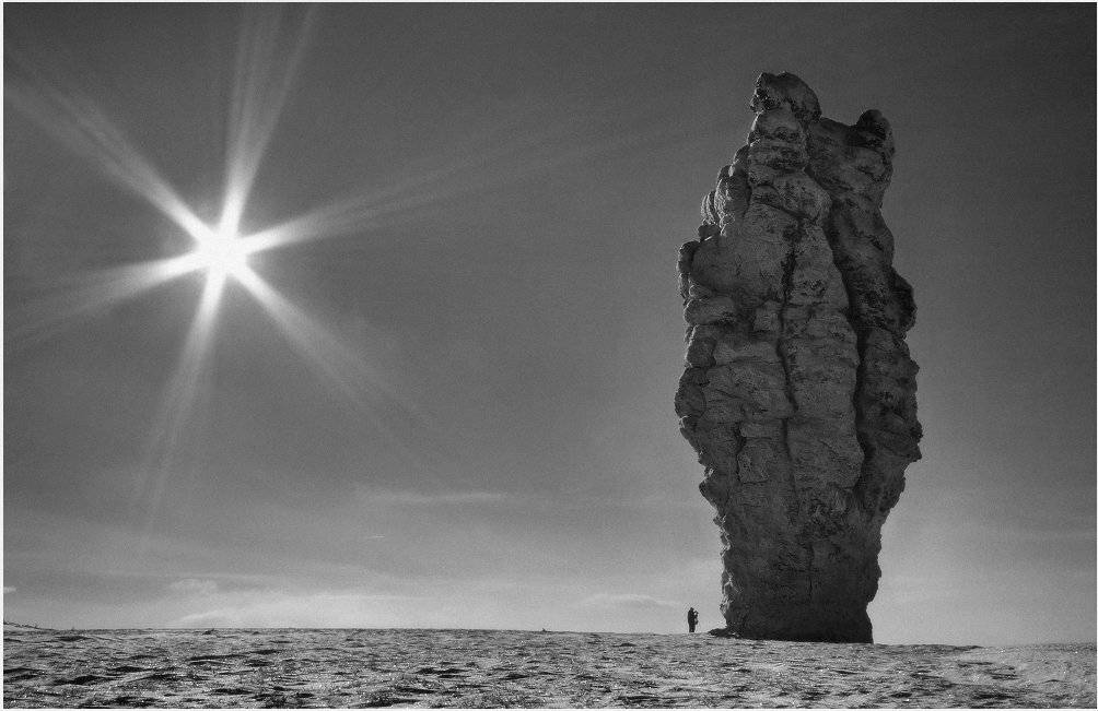 пейзаж, природа, урал, зима, горы, скалы, останцы, исполины, хребет мань-пупу-нер, ичет-болваноиз, Сергей Макурин