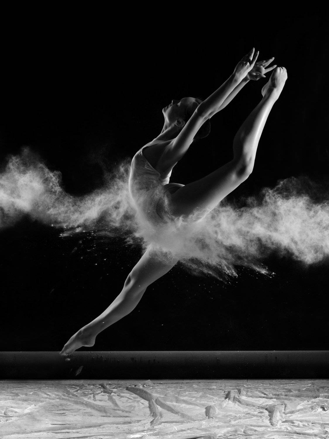 чб, девушка, балет, мука, Иван Ковалёв