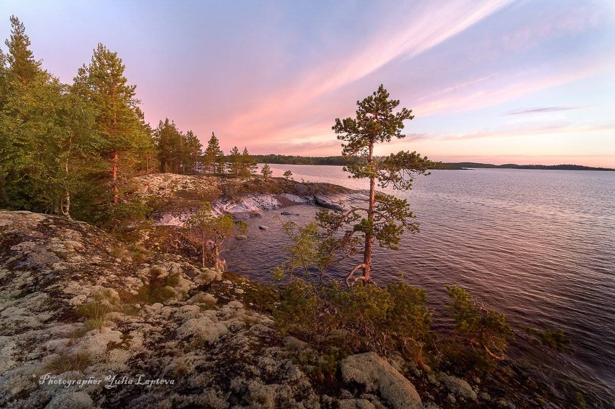путешествие,пейзаж,ладога,карелия,рассвет,камни,сосны,никон14ммf2,8d, Юлия Лаптева