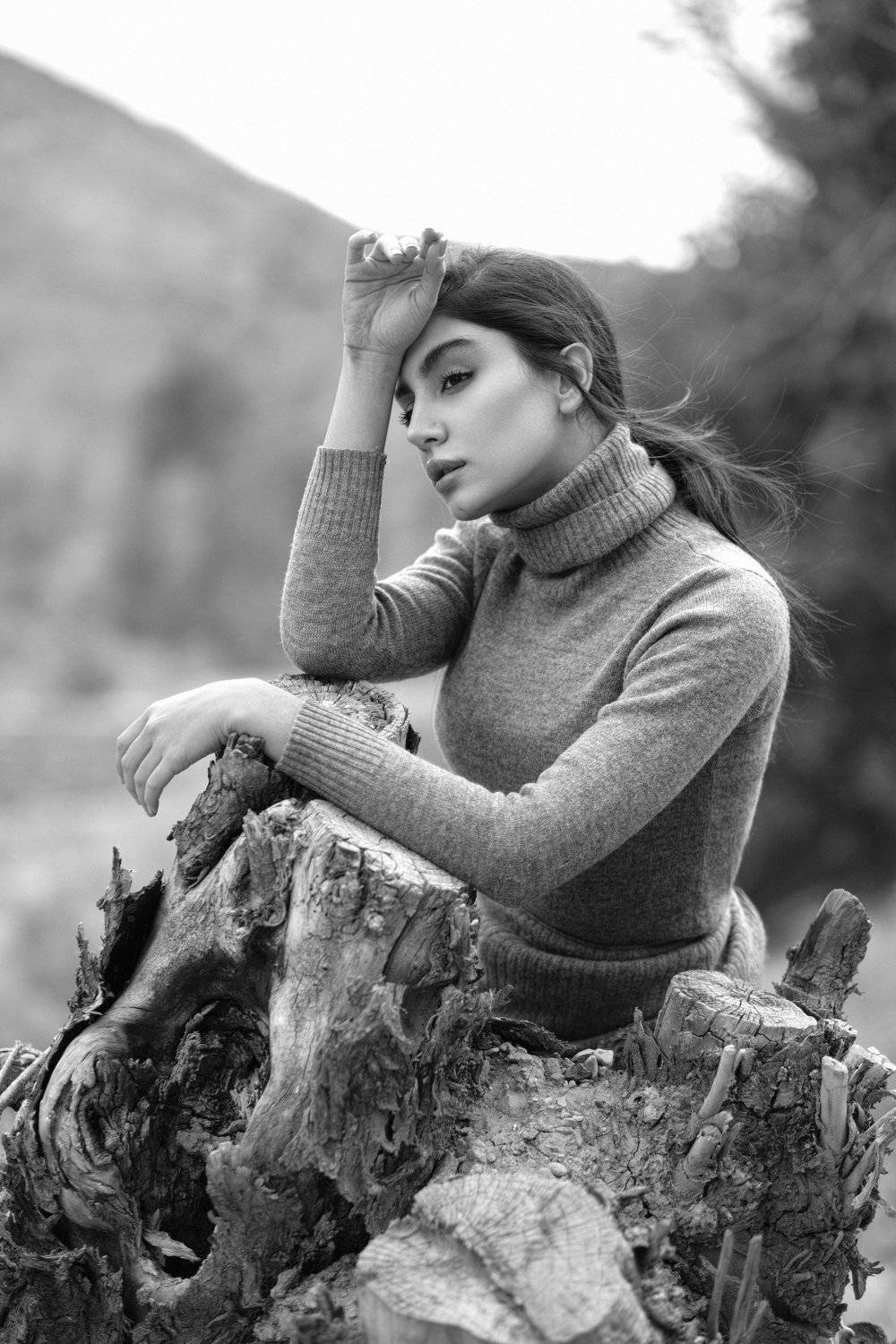 portrait, blackandwhite, face, model, look,, Mh Shabani