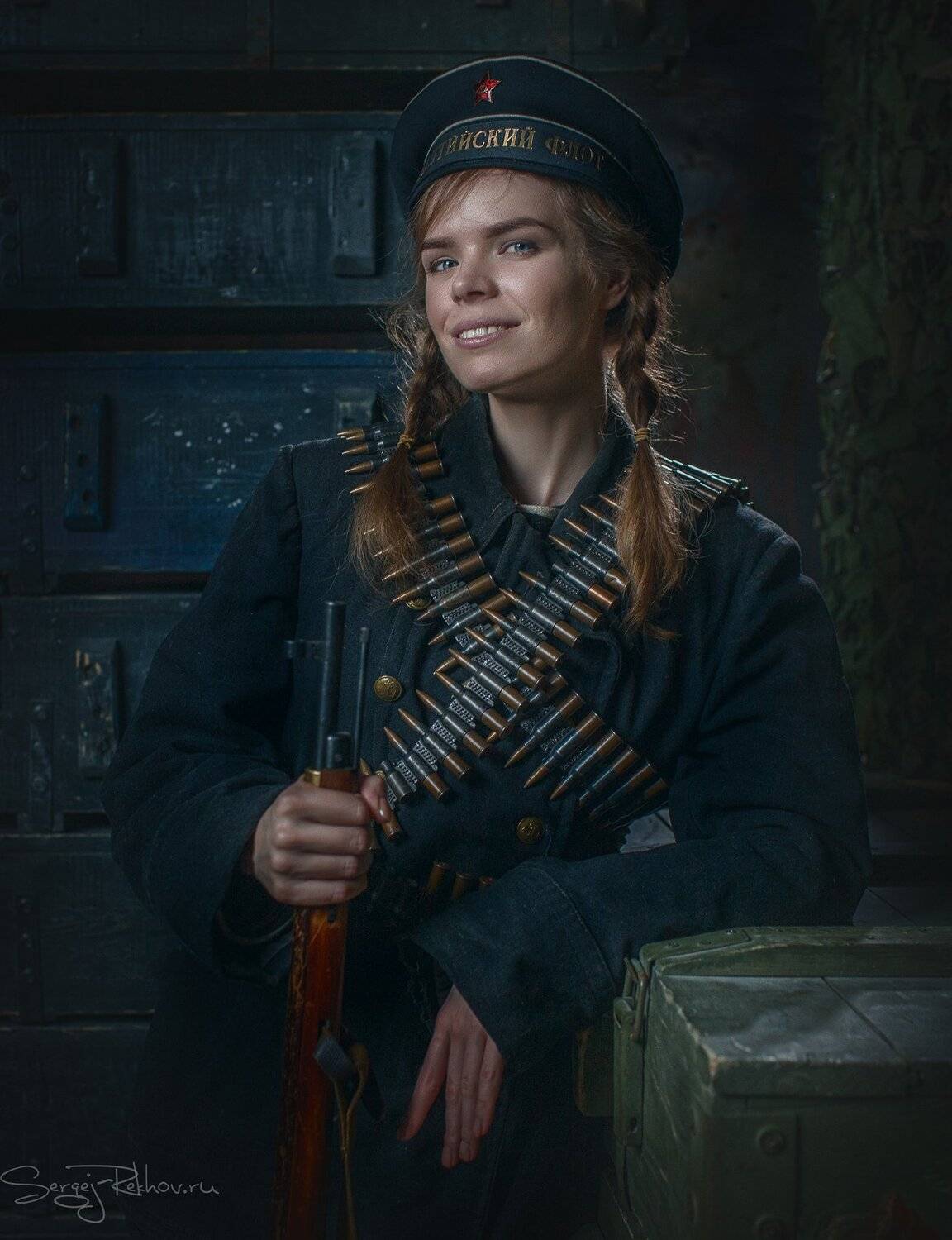 студия цитадель, портрет, девушка, моряк, portrait, rekhov, Сергей Рехов