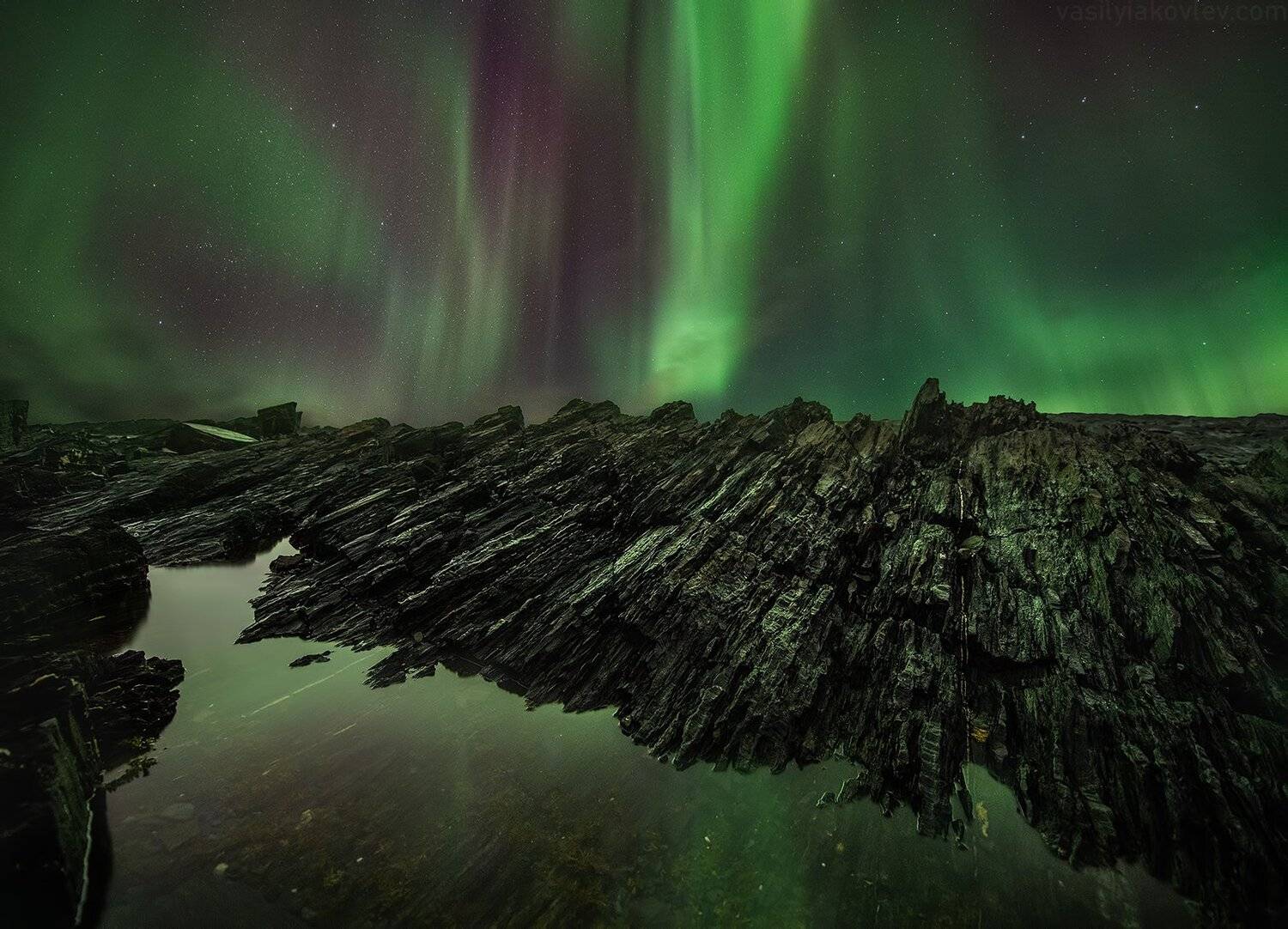 рыбачий, кольский, ночь, аврора, Василий Яковлев