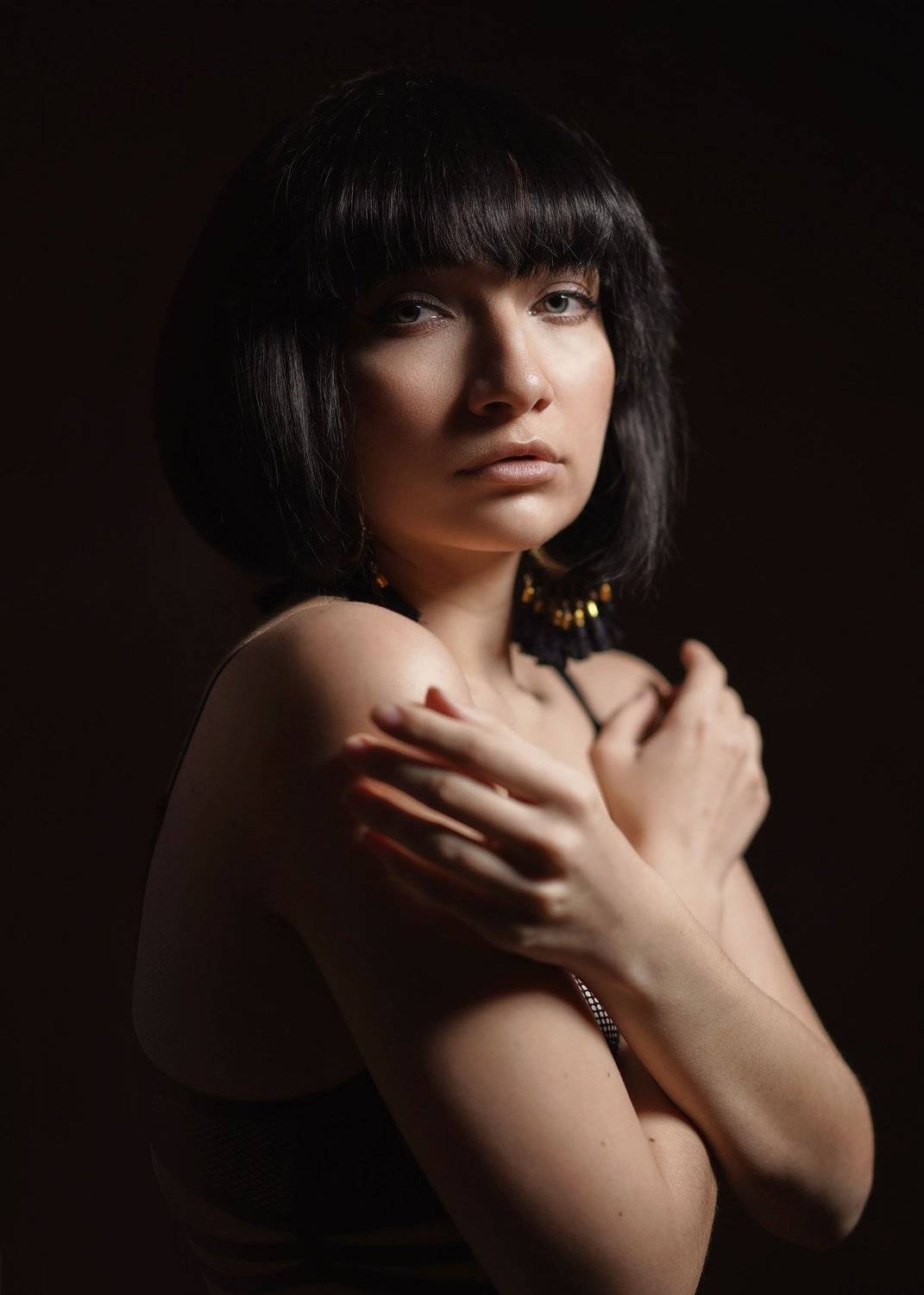 студия, портрет, девушка, секси, Марина Хлопина