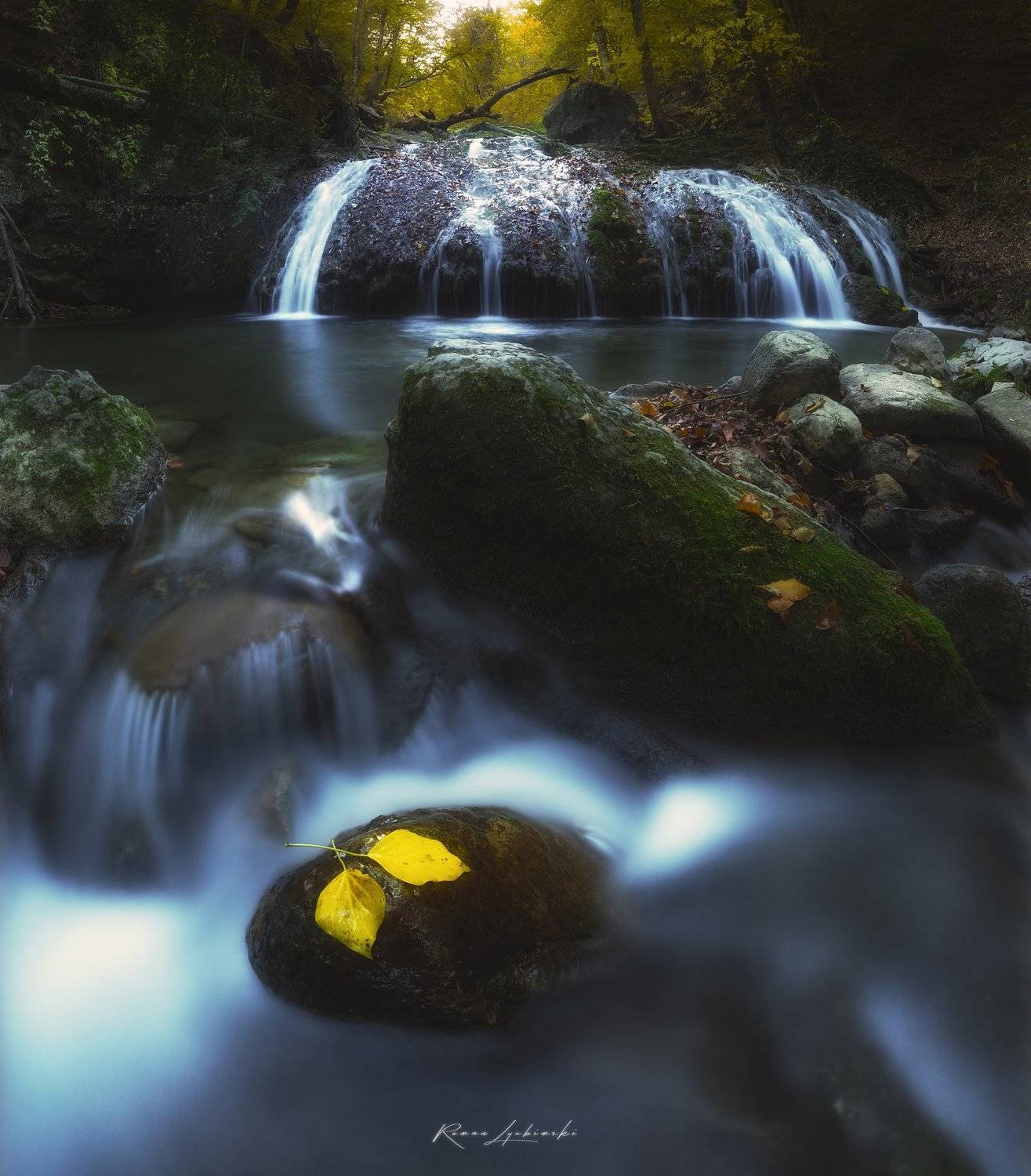 крым, осень, водопад, вода, Роман Любимский