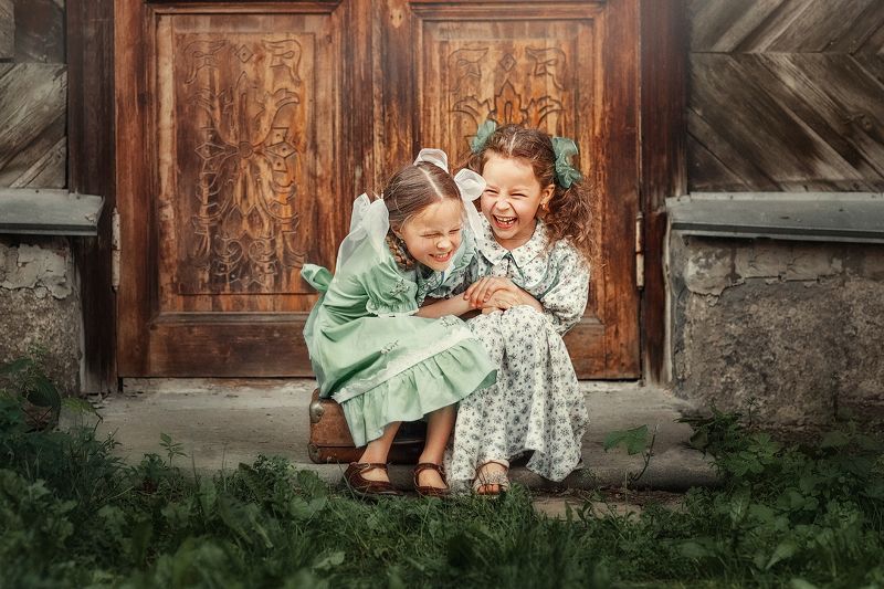 лето, детство Сестры фото превью