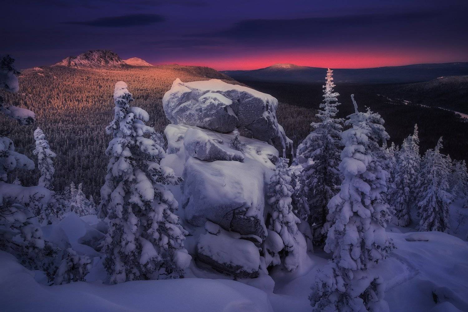 урал, таганай, зима, Владимир Ляпин