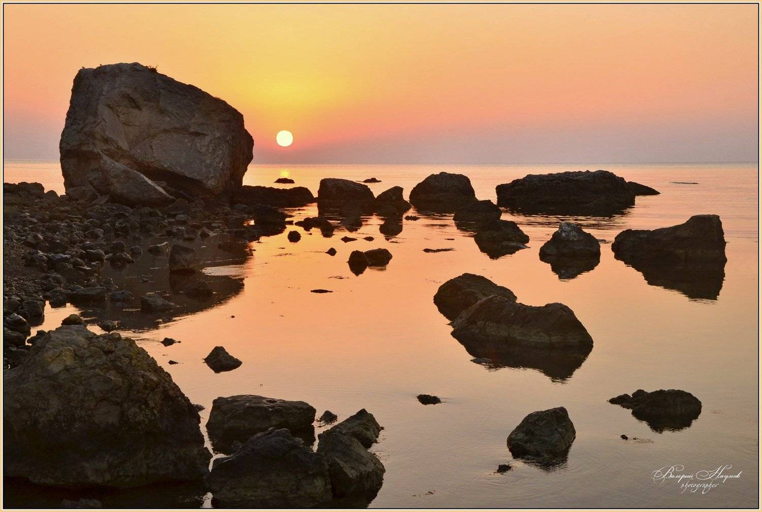 утро, рассвет, море, восход, крым, сентябрь, Валерий Наумов