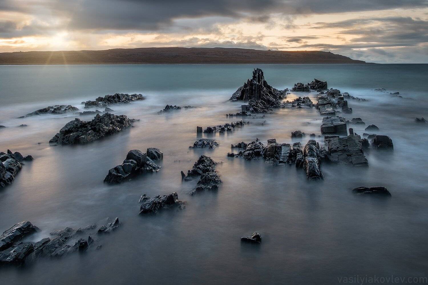 рыбачий, мыс, берег, север, полуостров, кольский, Василий Яковлев