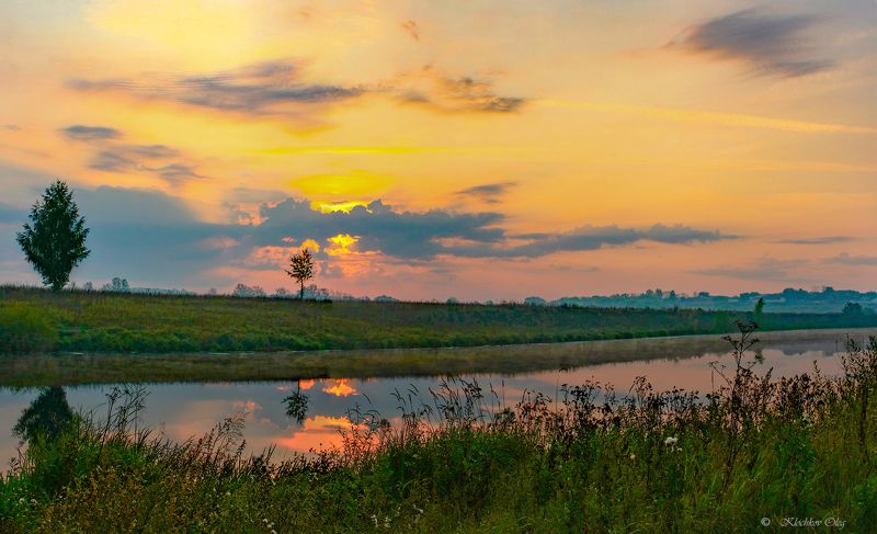 красивая меча, рассвет, ефремов,река Утро на Красивой мече фото превью