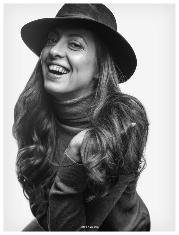 портрет, портретист, художник, черное-белое, ч-б, черно-белая фотография, марк назаров, анастасия меськова, снимаю шляпу, актеры, актриса, театр, кино, звезды, фотосессии, фотопроекты Портрет Насти фото превью