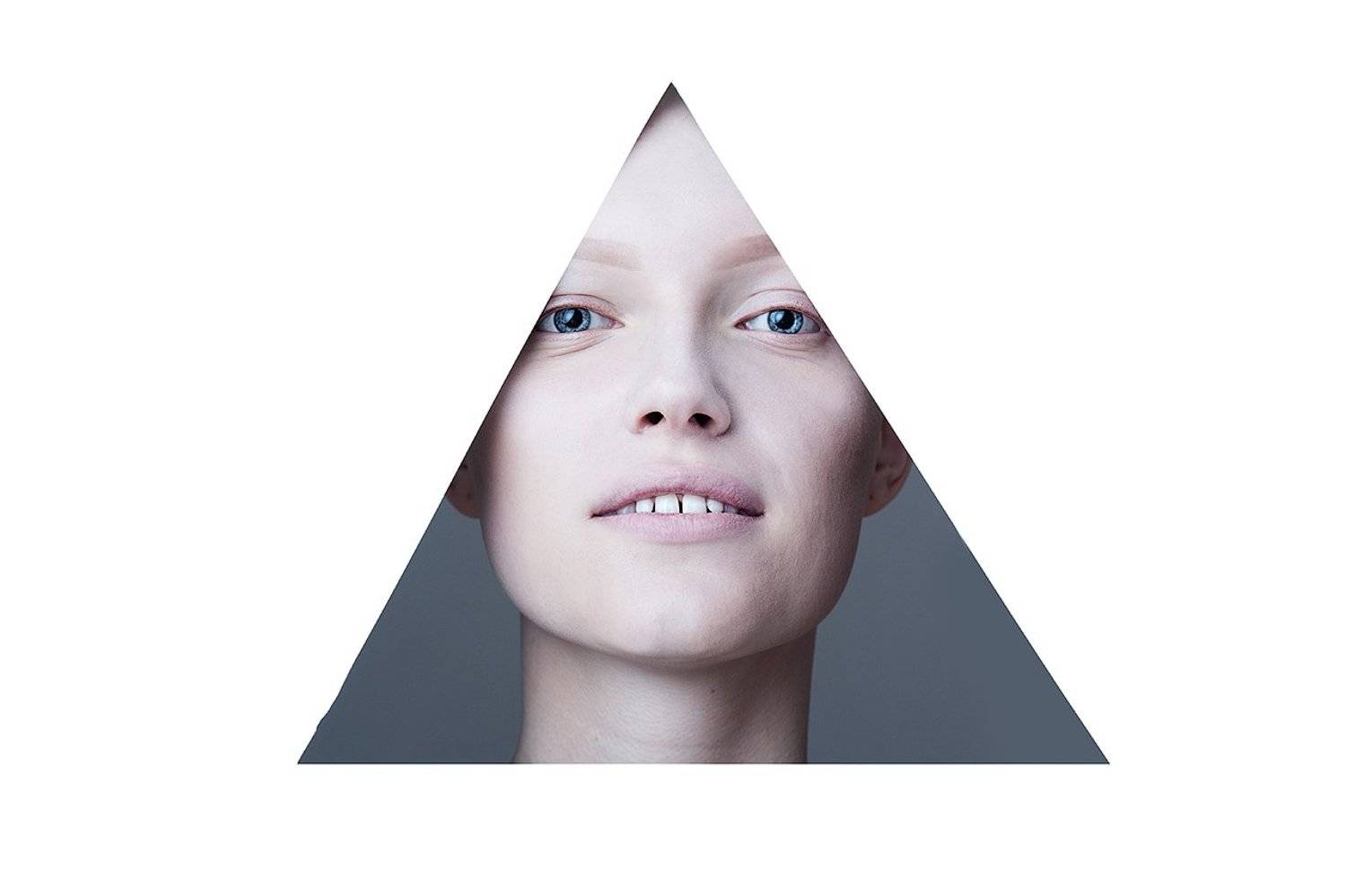 алопеция, треугольник, без волос, волосы, закрытые глаза, инопланетянин, инопланетянка, девушка, красивая, нестандартная красота, необычная, Дарья Комарова