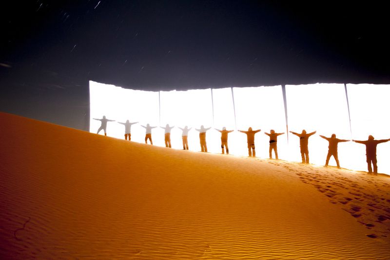 lightpainting, lightart, longexposure, nightphotography, light, night, morocco, merzouga, stars, desert The border of light. фото превью