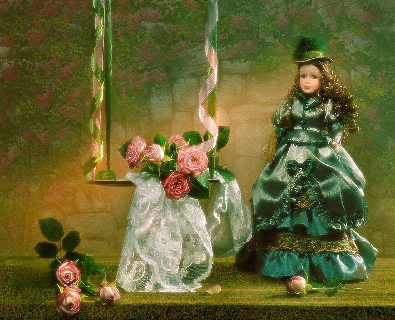 still life, натюрморт, цветы, фото натюрморт, февраль, розы, зима,кукла, Колова Валентина