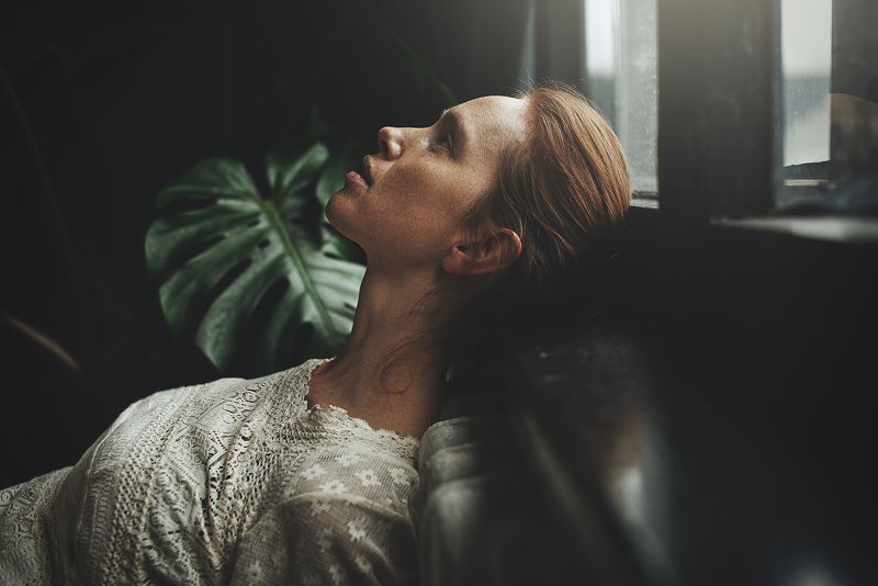 портрет, естественный свет, настроение, скрипка, portrait, mood Даша фото превью