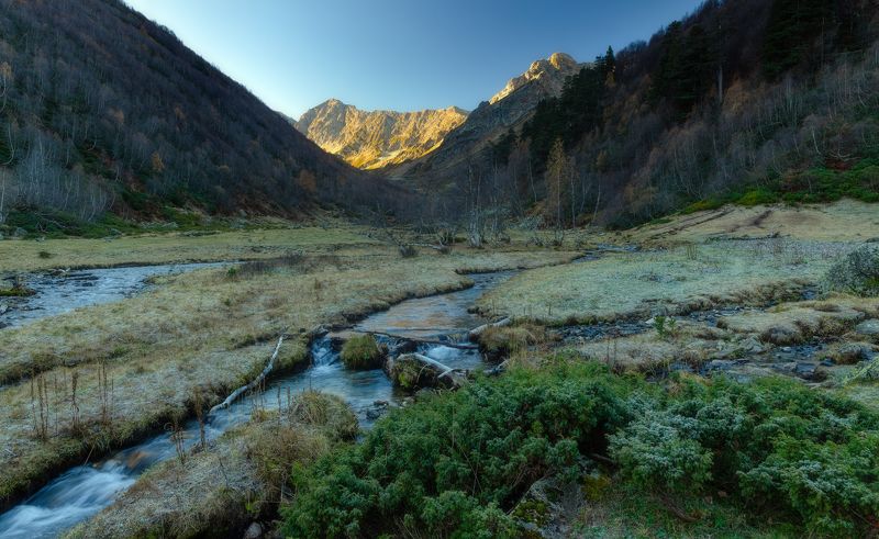осеннее, утро Тропами Архыза фото превью
