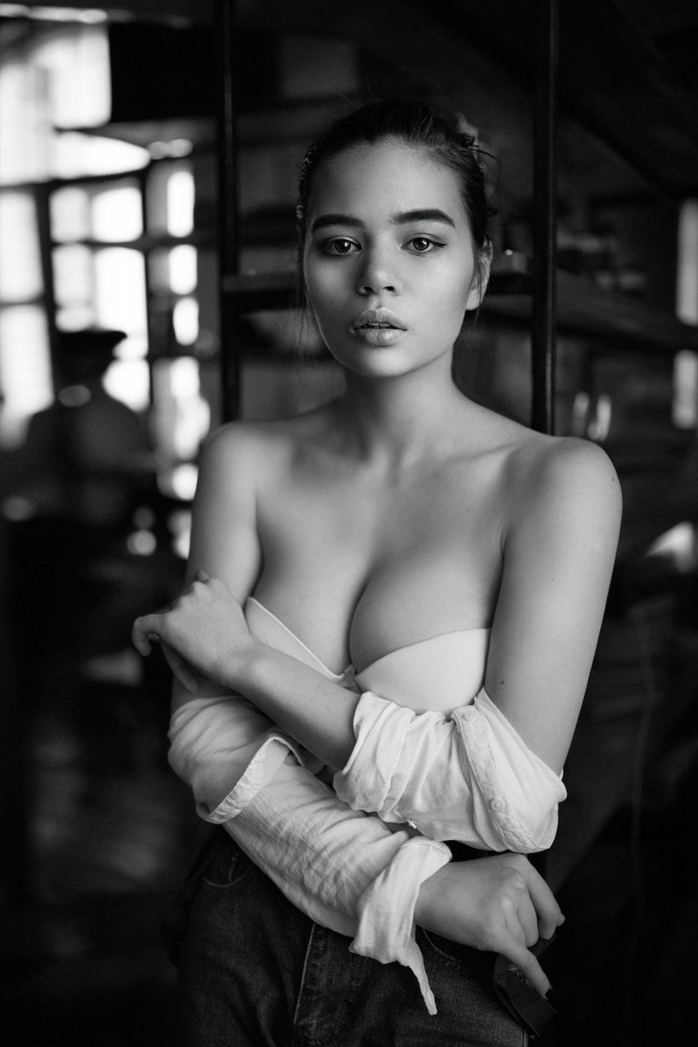 девушка, гламур, красота, портрет, Тина Рузина