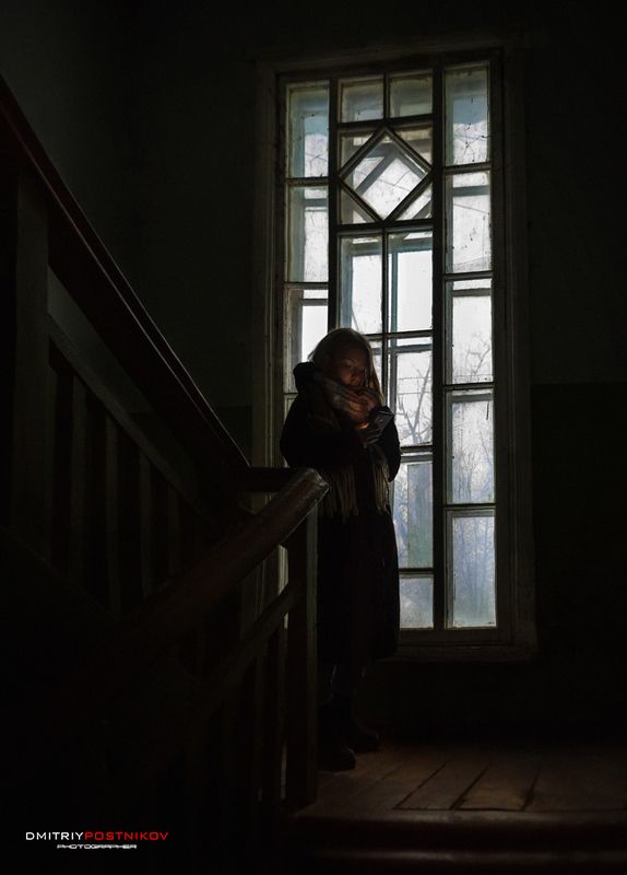 портрет, девушка, Ожидание. фото превью