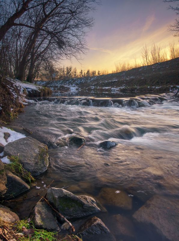 Вечер на реке фото превью