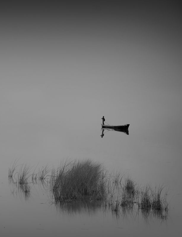 hunter, man marsh sky waters The Hunter фото превью