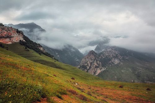 Чегемское ущелье..