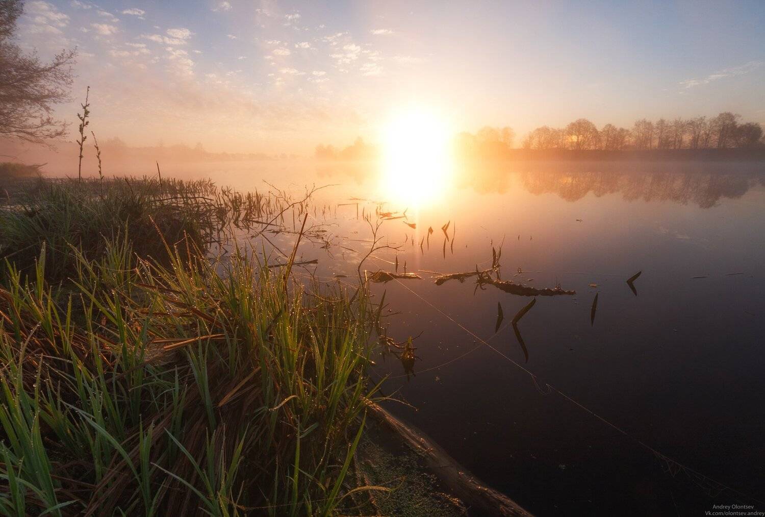 солнце, россия, рассвет, природа, подмосковье, погода, пейзажи, пейзаж, отражение, наукоград, красота, дубна, вода, весна, weather, water, spring, russia, reflection, naukograd, nature, moscow, landscape, dawn, canon dubna, beauty, Андрей Олонцев