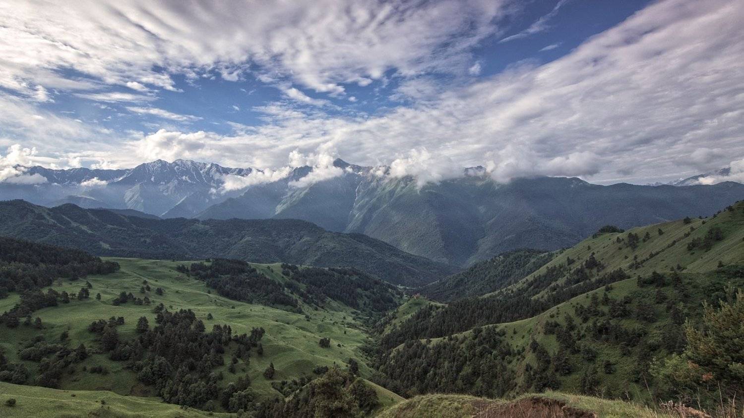 кавказ,горы,облака,заповедник,девственная красота., Анатолий Салтыков