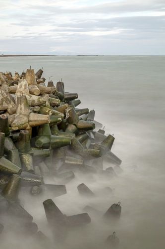 Каспий зимой