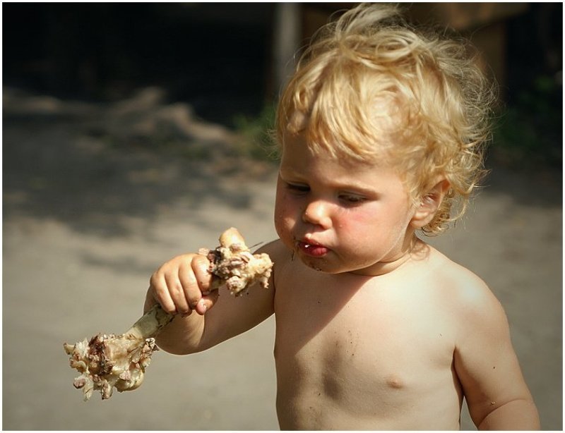дети вечная тема Нагулял аппетит... фото превью