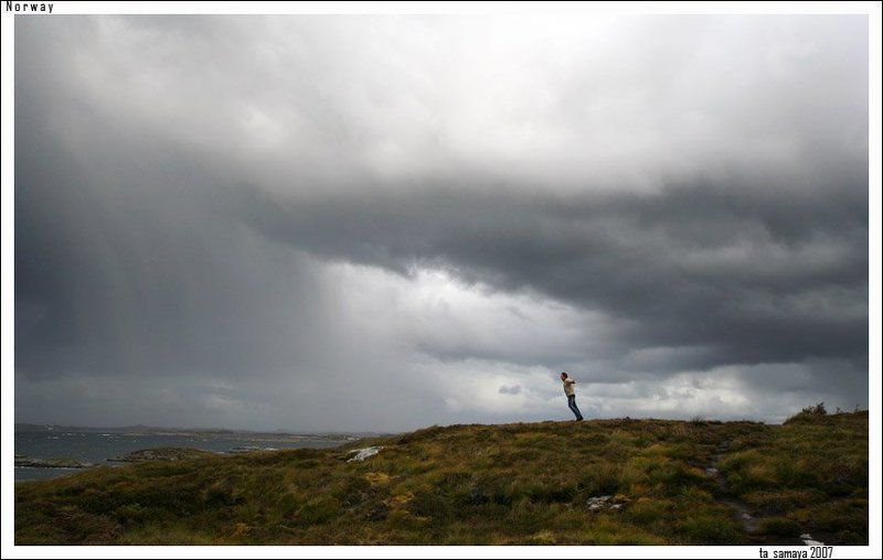 норвегия, океан Сила ветра фото превью
