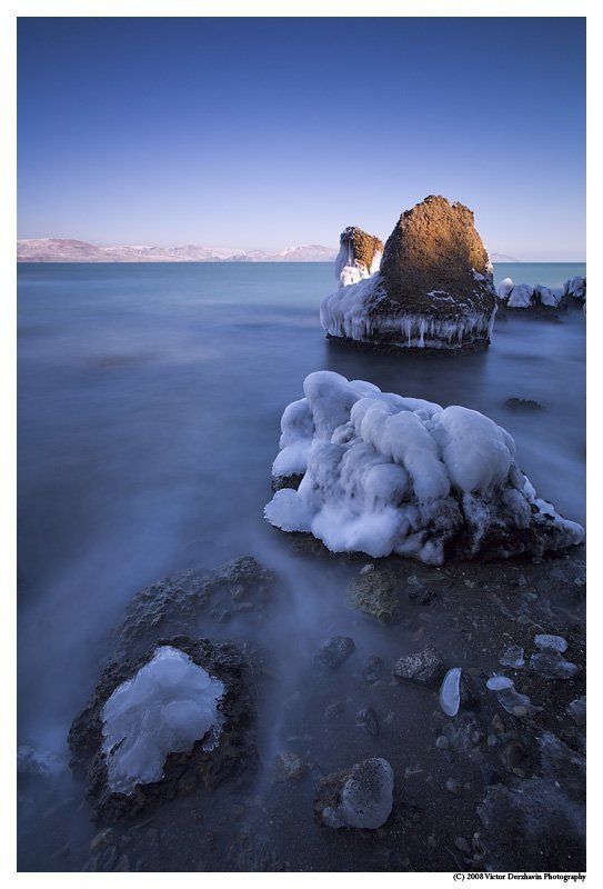 крым зима море небо The Stones & The Sea фото превью