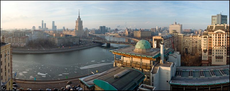 москва, панорама, день Московская. Дневная. Панорамная. фото превью