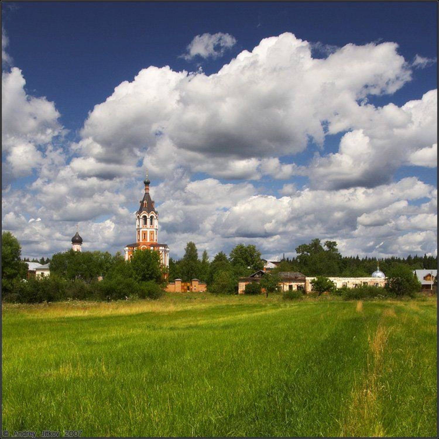 лето, июль, облака, пейзаж, Андрей Житков