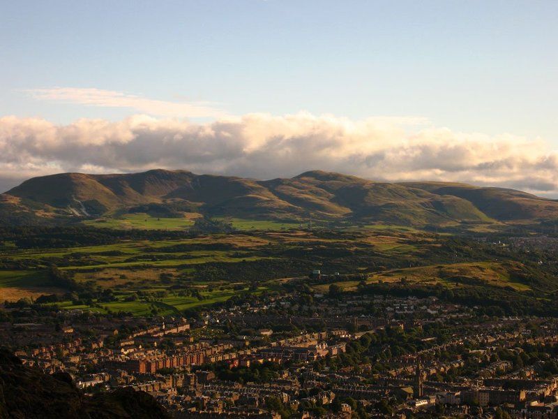 холмы, эдинбург Эдинбург фото превью