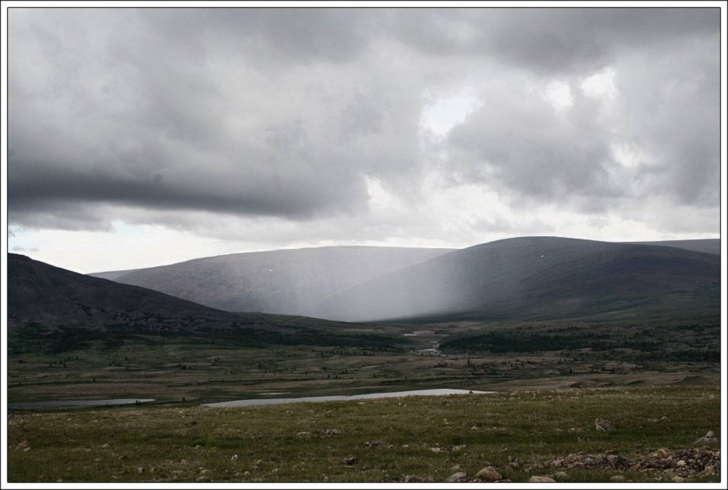 горы, дождь, Тарас